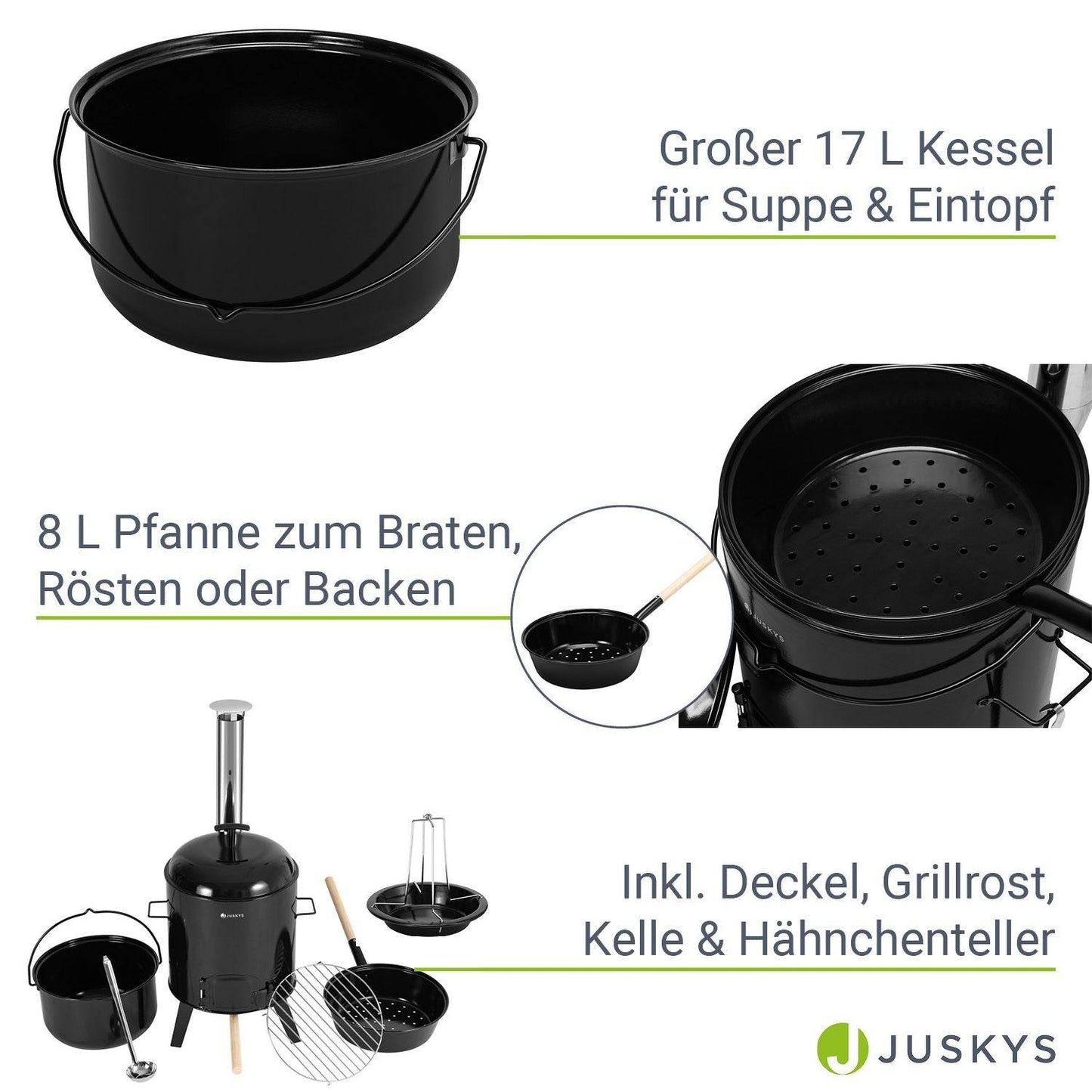 Gulaschkanone aus rostfreiem Edelstahl - Palo24