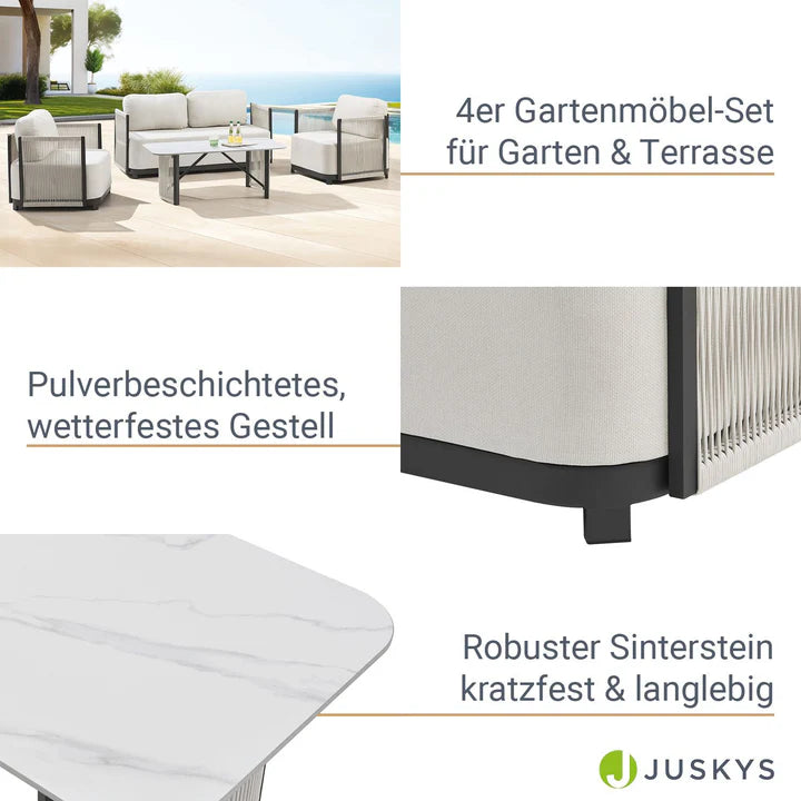 Premium Gartenlounge Set Curacao - Palo24