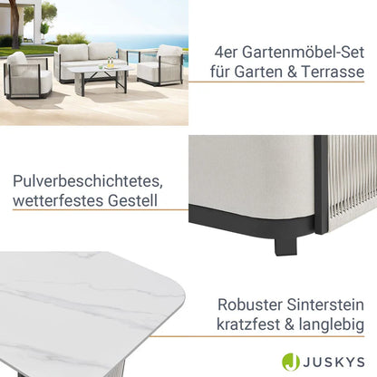 Premium Gartenlounge Set Curacao - Palo24