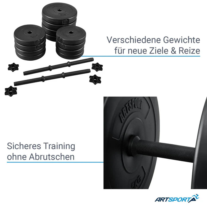 2er Hantelset Kurzhanteln 40 kg