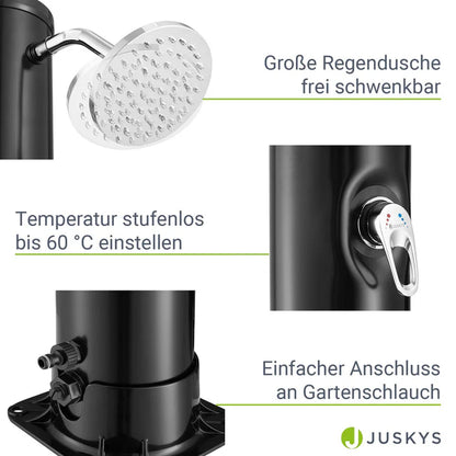 Gartendusche Solardusche Victoria 20 Liter Tank