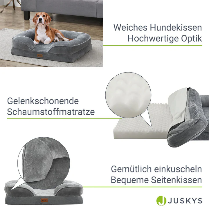 Hundebett Sheena M Orthopädisches Haustierbett Grau - Palo24