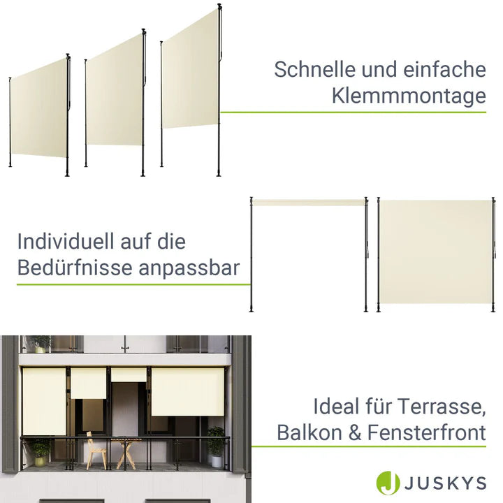 Senkrechtmarkise Barbados 200x310 cm Beige - Palo24