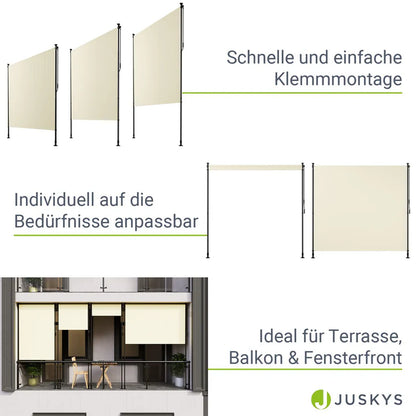 Senkrechtmarkise Barbados 200x310 cm Beige - Palo24