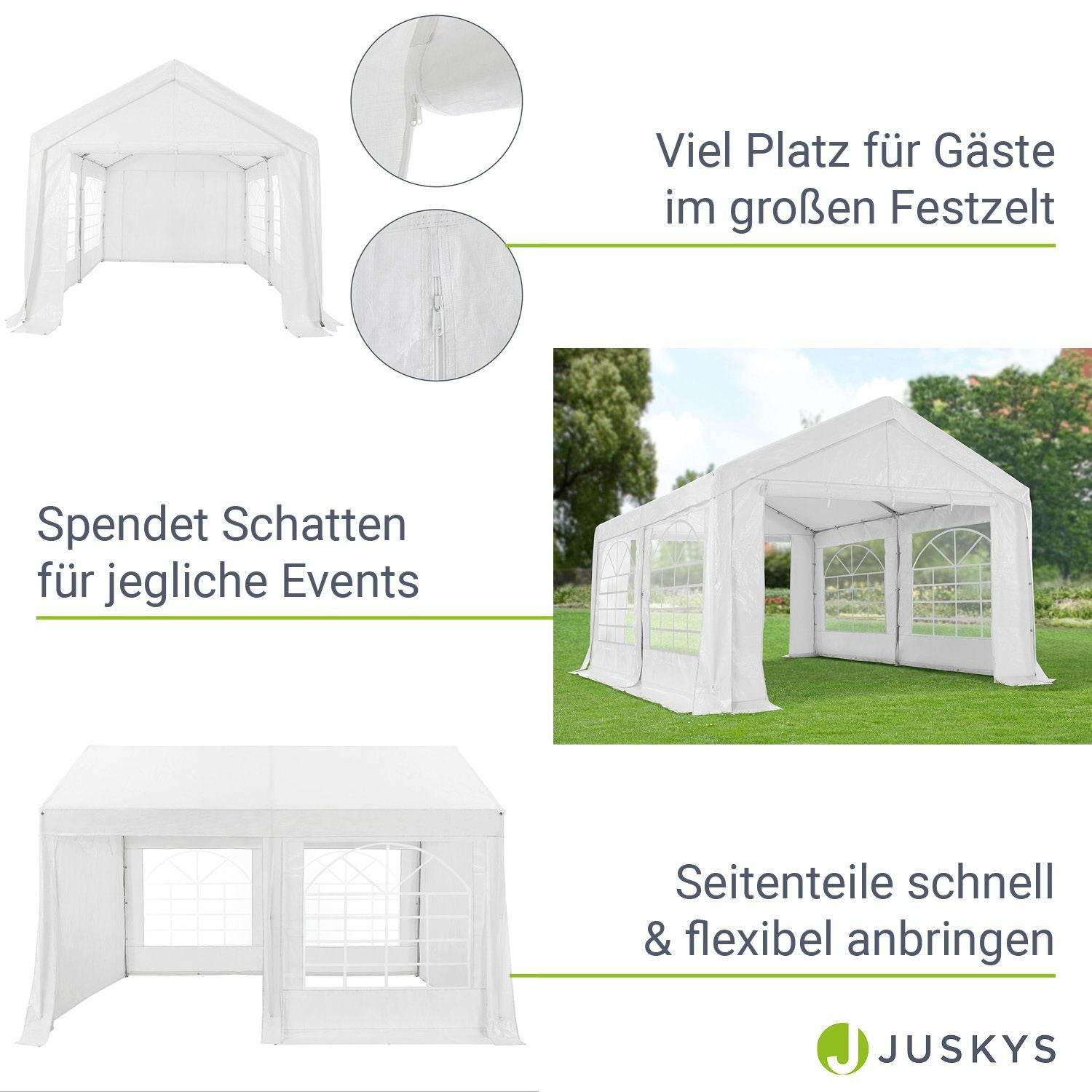 Partyzelt Gala 3 x 4 m in Weiss - Palo24