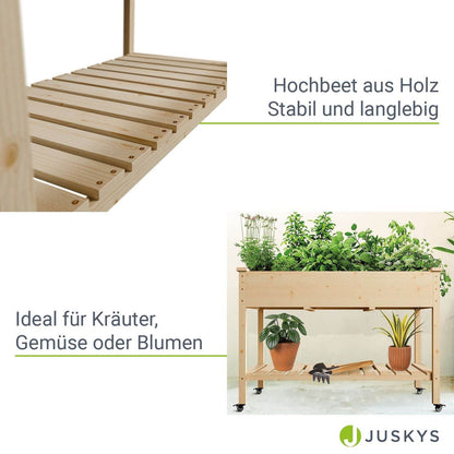 Hochbeet Freya mit Rädern - Palo24