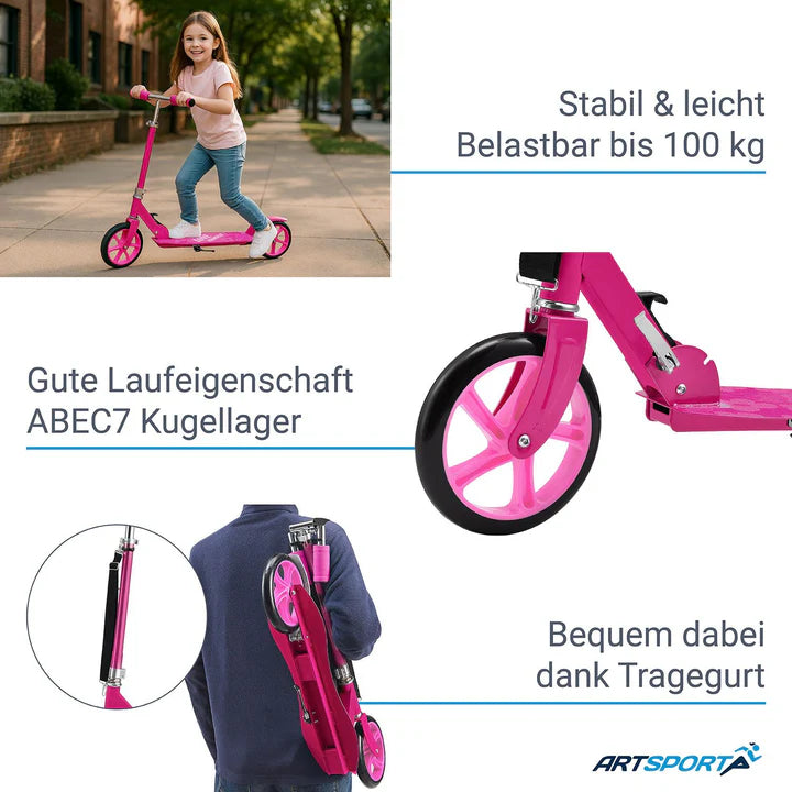 Monopattino / Cityroller "Girl Power" rosa