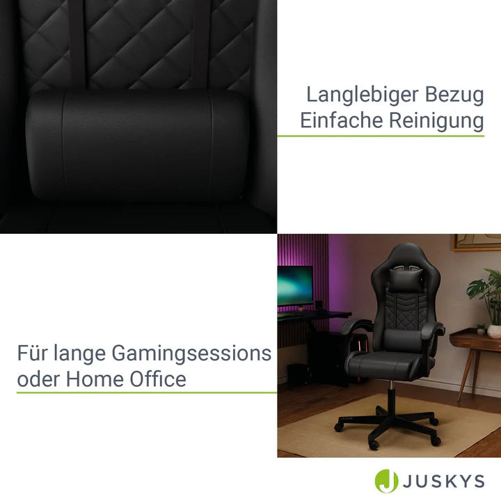 Bürostuhl Gamingstuhl HyperSeat Schwarz