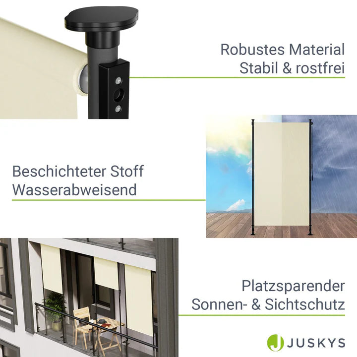 Senkrechtmarkise Barbados 100x310 cm Beige - Palo24