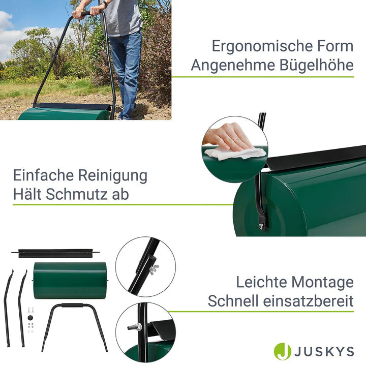 Rasenwalze Fritz aus Metall befüllbar mit 48 L Füllvolumen