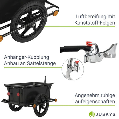 Fahrradanhänger 90 Liter Transportanhänger - Palo24
