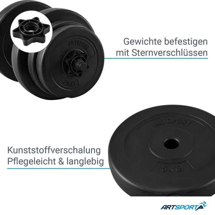 2er Hantelset Kurzhanteln 40 kg