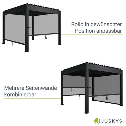 Seitenwand für Lamellendach Tahiti 4 Meter - Palo24