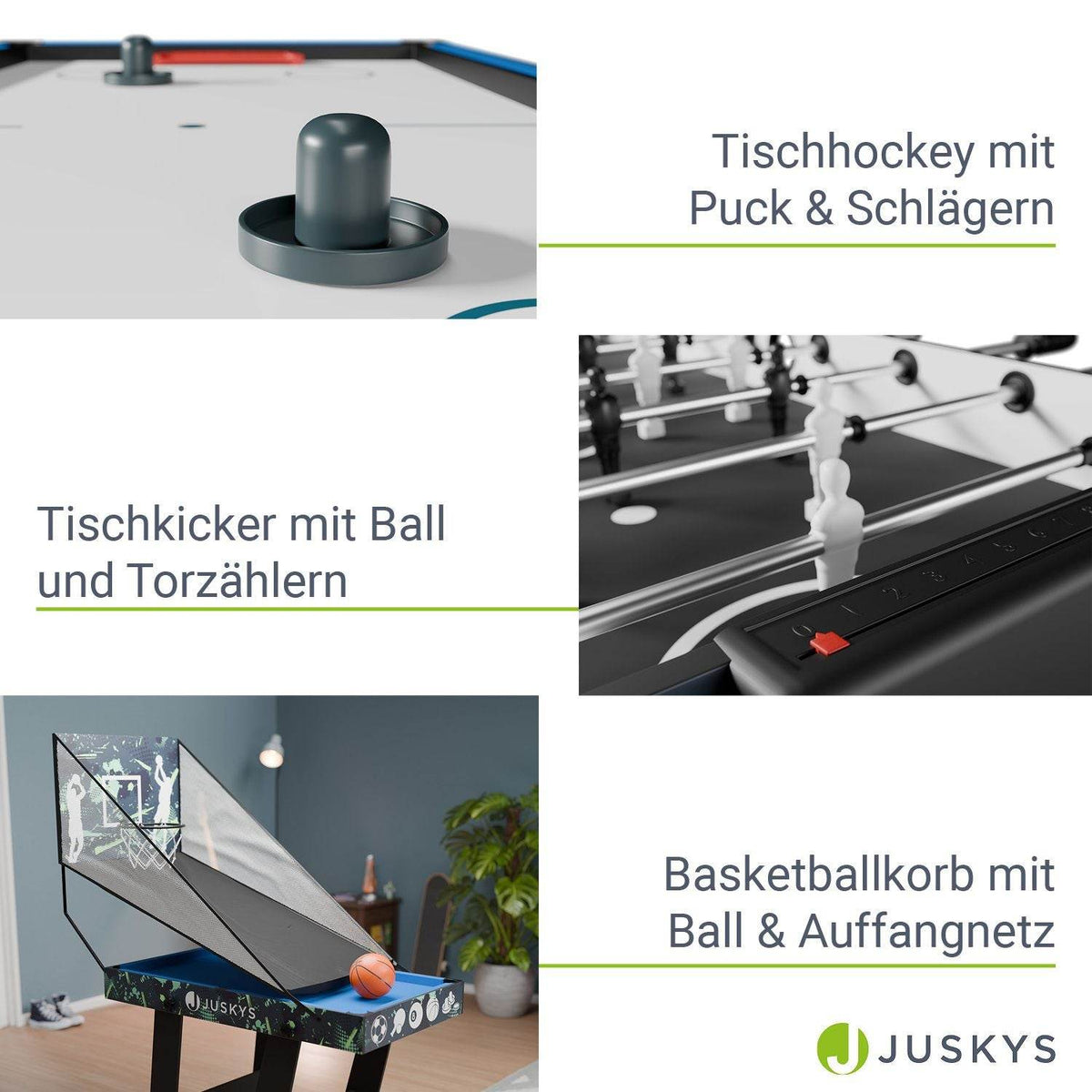 5in1 Multi-Spieltisch Ballzauber - Palo24
