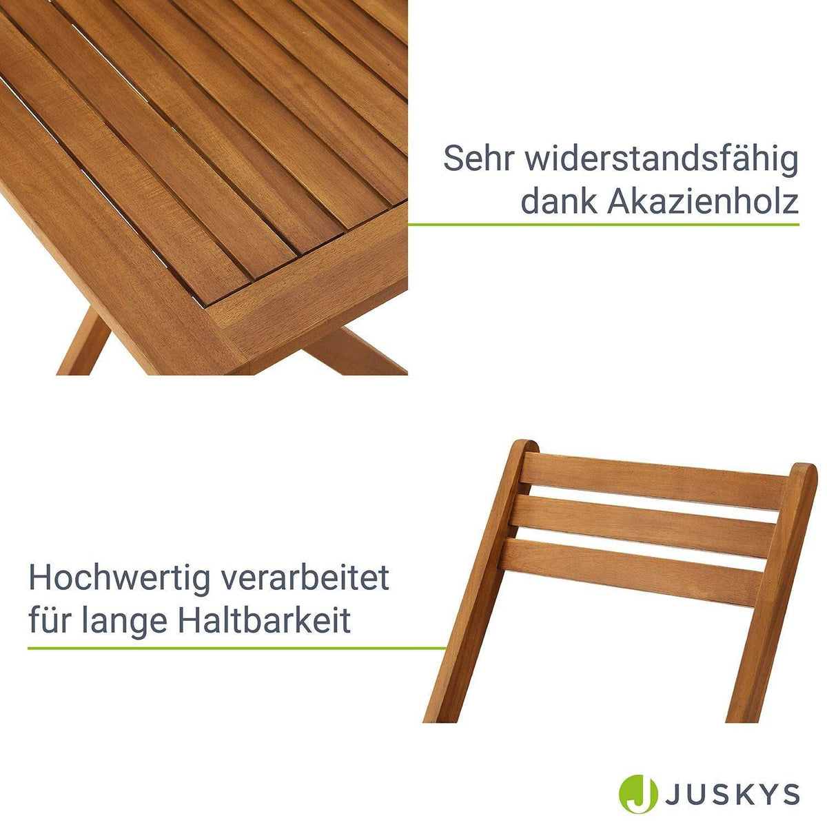 3-teilige Sitzgarnitur Balkonmöbel Set Bala - Palo24
