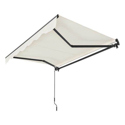 Gelenkarmmarkise 250 x 200 cm mit Kurbel Beige - Palo24
