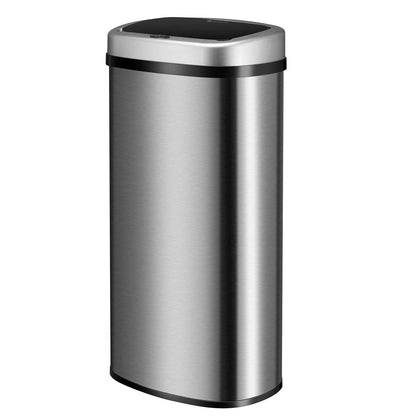 Automatischer Mülleimer mit Sensor - 70L Silber - Palo24