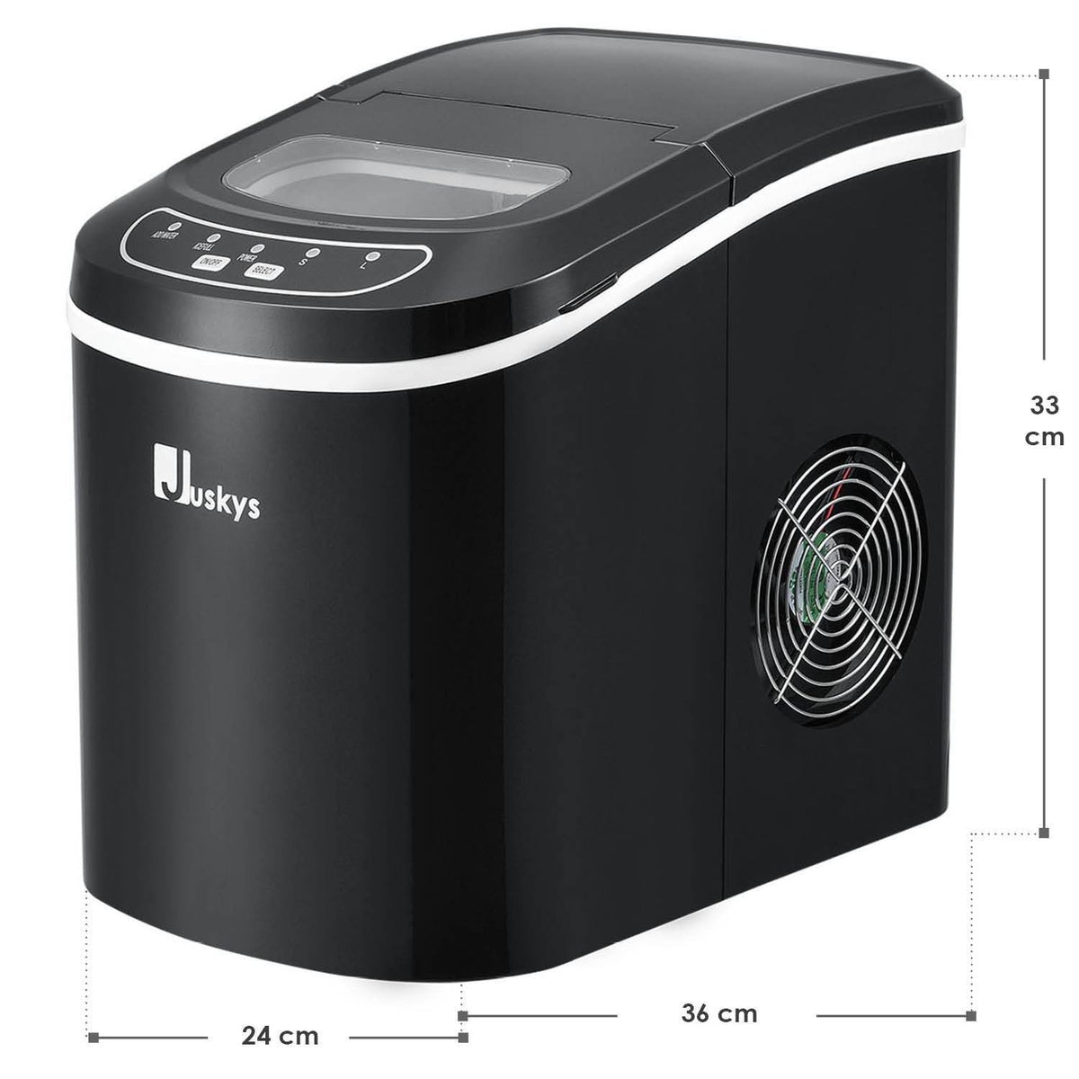 Eiswürfelmaschine IcyCube schwarz - Palo24