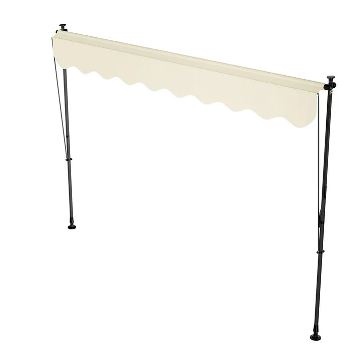 Klemmmarkise Kapstadt 300x120 cm Beige - Palo24