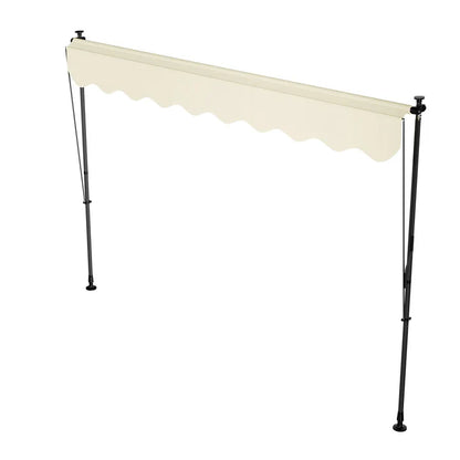 Klemmmarkise Kapstadt 300x120 cm Beige - Palo24