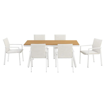 Premium Gartenlounge Set Maui Tisch mit 6 Stühlen - Palo24