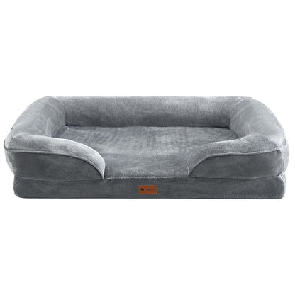 Hundebett Sheena L Orthopädisches Haustierbett Grau - Palo24