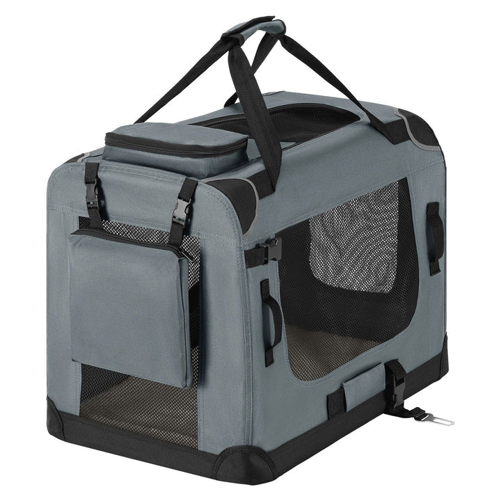 faltbare Hundetransportbox Lassie L (dunkelgrau)