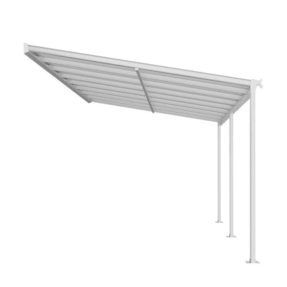 Terrassenüberdachung Borneo 5x3 m Weiss