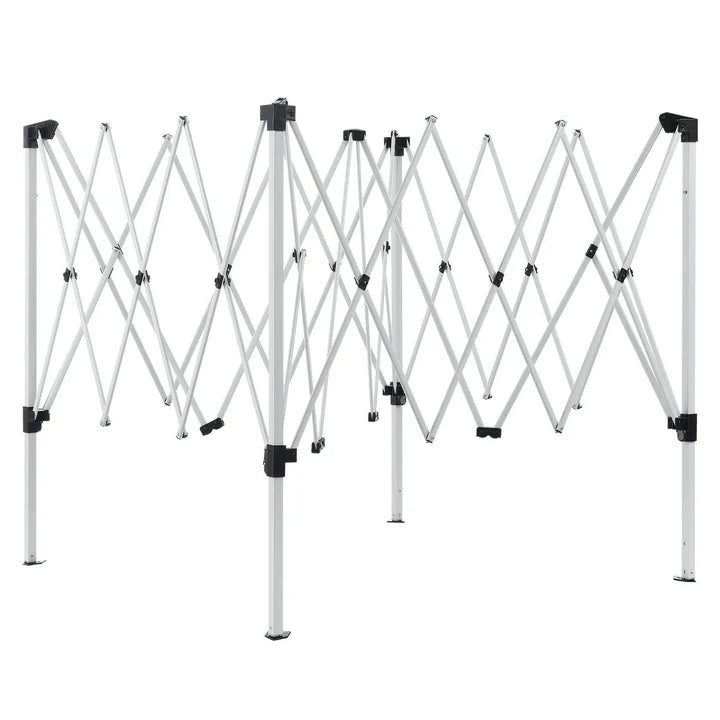 Faltpavillon Vivara 3x3 m in Grau mit Tragetasche