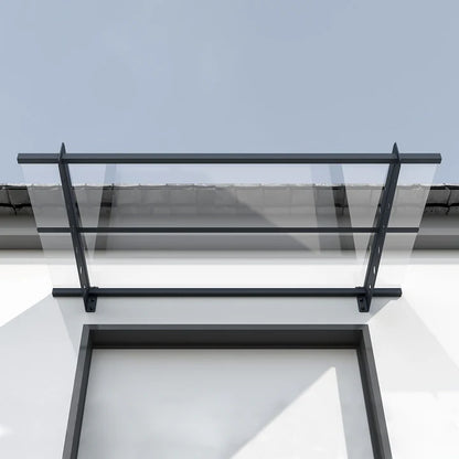 Modernes Vordach Pultdach Manila 150x80 cm