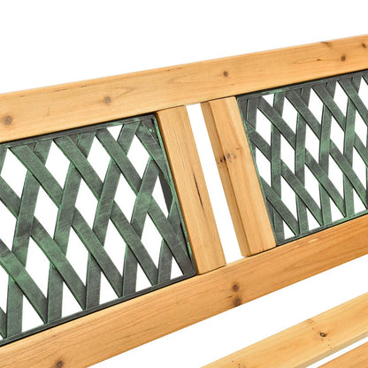 Banc de jardin 2 places Sanremo en bois peint et fonte