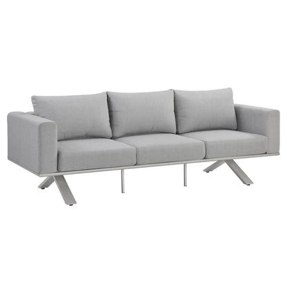 Premium Gartenlounge Set Alexandria Grau - Palo24