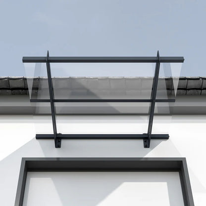 Modernes Vordach Pultdach Manila 100x80 cm