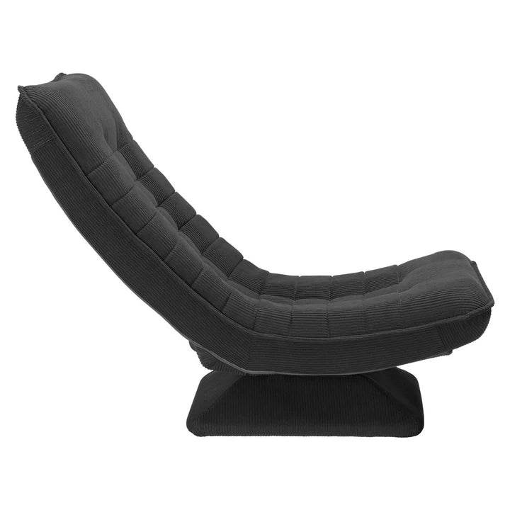 Relaxsessel Korsika mit Cord 360° drehbar Grau - Palo24