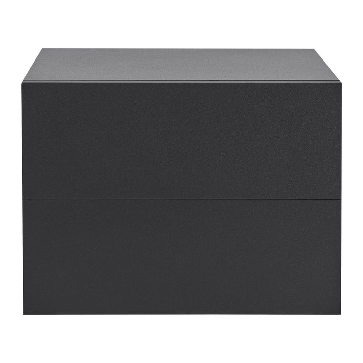 Wandschrank Nachttisch hängend Schwarz