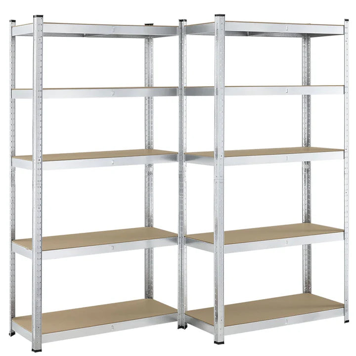 2er Set Lagerregal Schwerlastregale "Basic" 180 x 90 x 40 cm