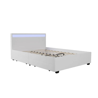 Parasol Brazil Ø 3,0m avec LED, manivelle et base gris foncé
