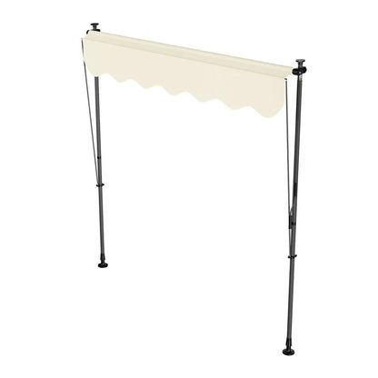 Klemmmarkise Kapstadt 200x120 cm Beige - Palo24