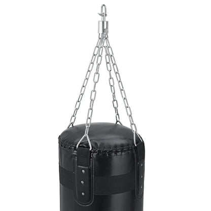 Sac de frappe 30kg avec chaîne en acier 4 points et mousqueton