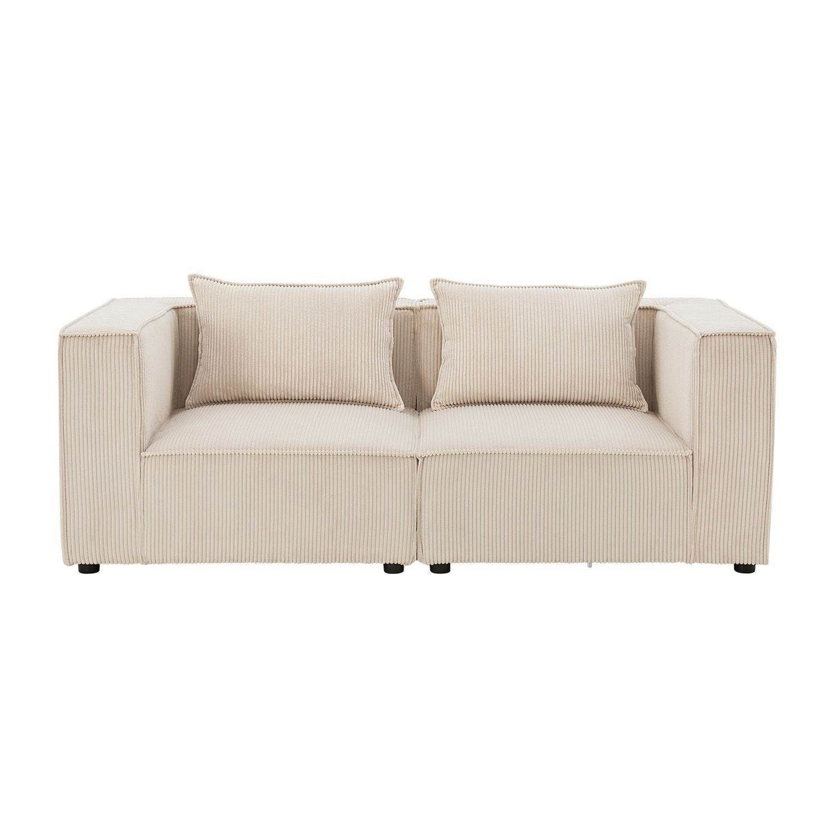Modulares Sofa Domas S - 2 Sitzer Beige - Palo24