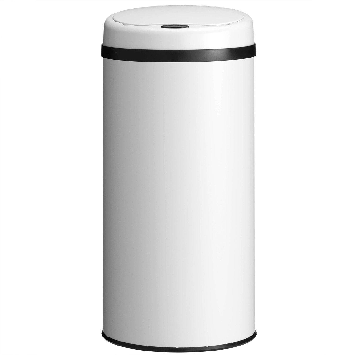 Automatischer Mülleimer mit Sensor - 40L Weiss - Palo24