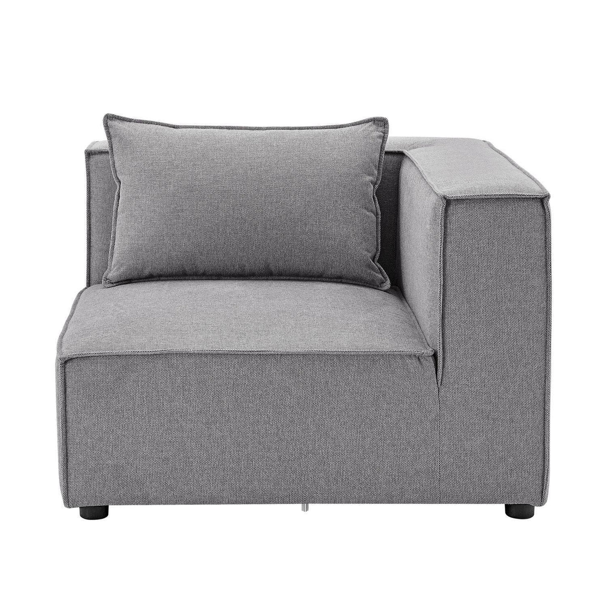 Modulares Sofa Domas XL - 4 Sitzer Dunkelgrau - Palo24