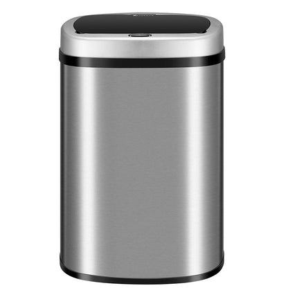 Automatischer Mülleimer mit Sensor - 50L Silber - Palo24