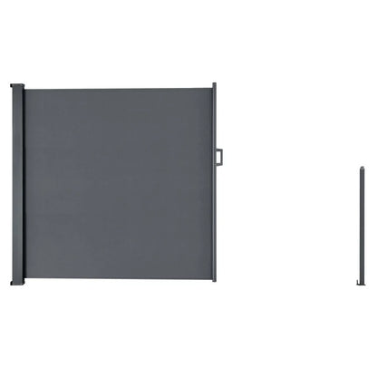 Auvent latéral Dubai 300 x 180 cm gris foncé