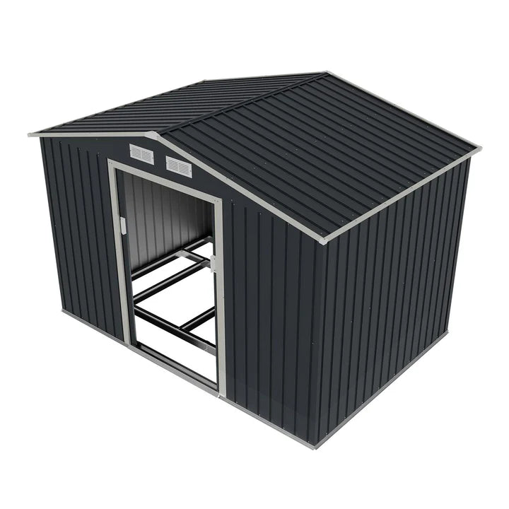 Remise à outils en métal XL avec toit à pignon en anthracite