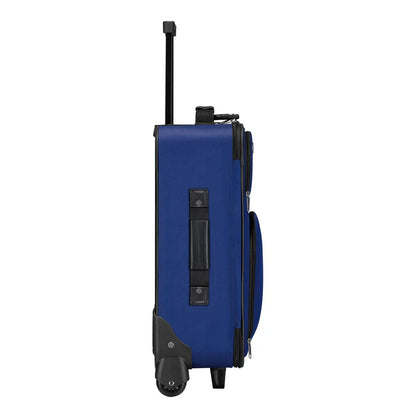 Set valigie trolley Athen - Blu Set da 5 pezzi con 2 trolley, borse a tracolla e 2 beauty case