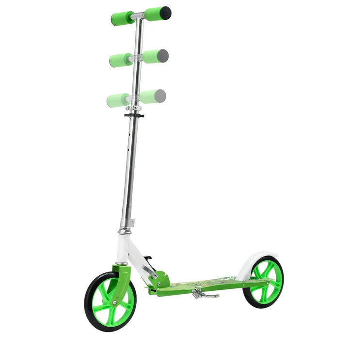 Cityroller Scooter mit XXL Rädern, Fußständer Hinterradreibungsbremse - Palo24