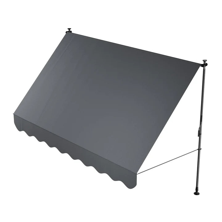 Klemmmarkise Kapstadt 300x120 cm Grau - Palo24