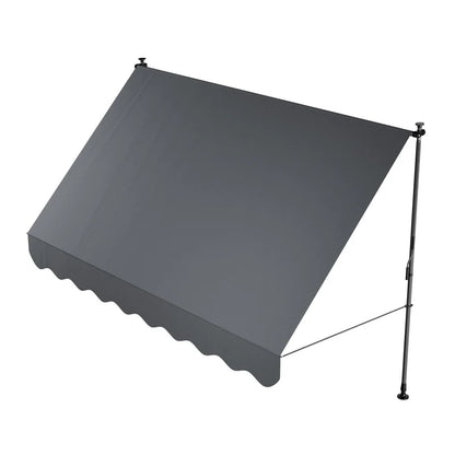 Klemmmarkise Kapstadt 300x120 cm Grau - Palo24