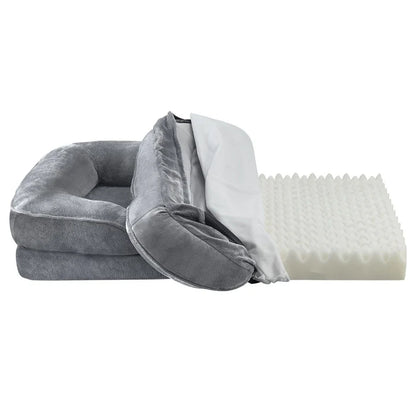 Hundebett Sheena L Orthopädisches Haustierbett Grau - Palo24
